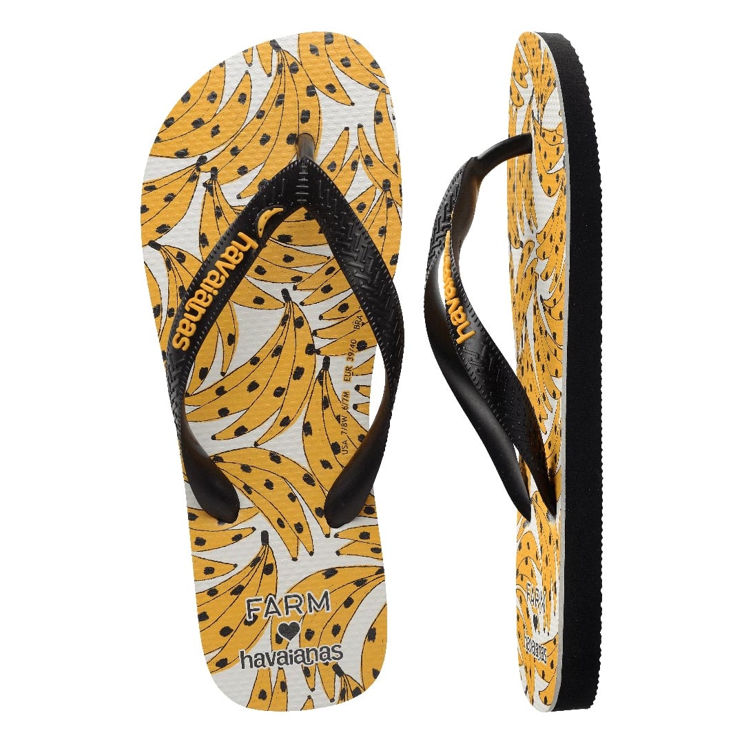 Chinelo Havaianas Farm Bananas Amarelo Chinelo Havaianas Farm Bananas Amarelo