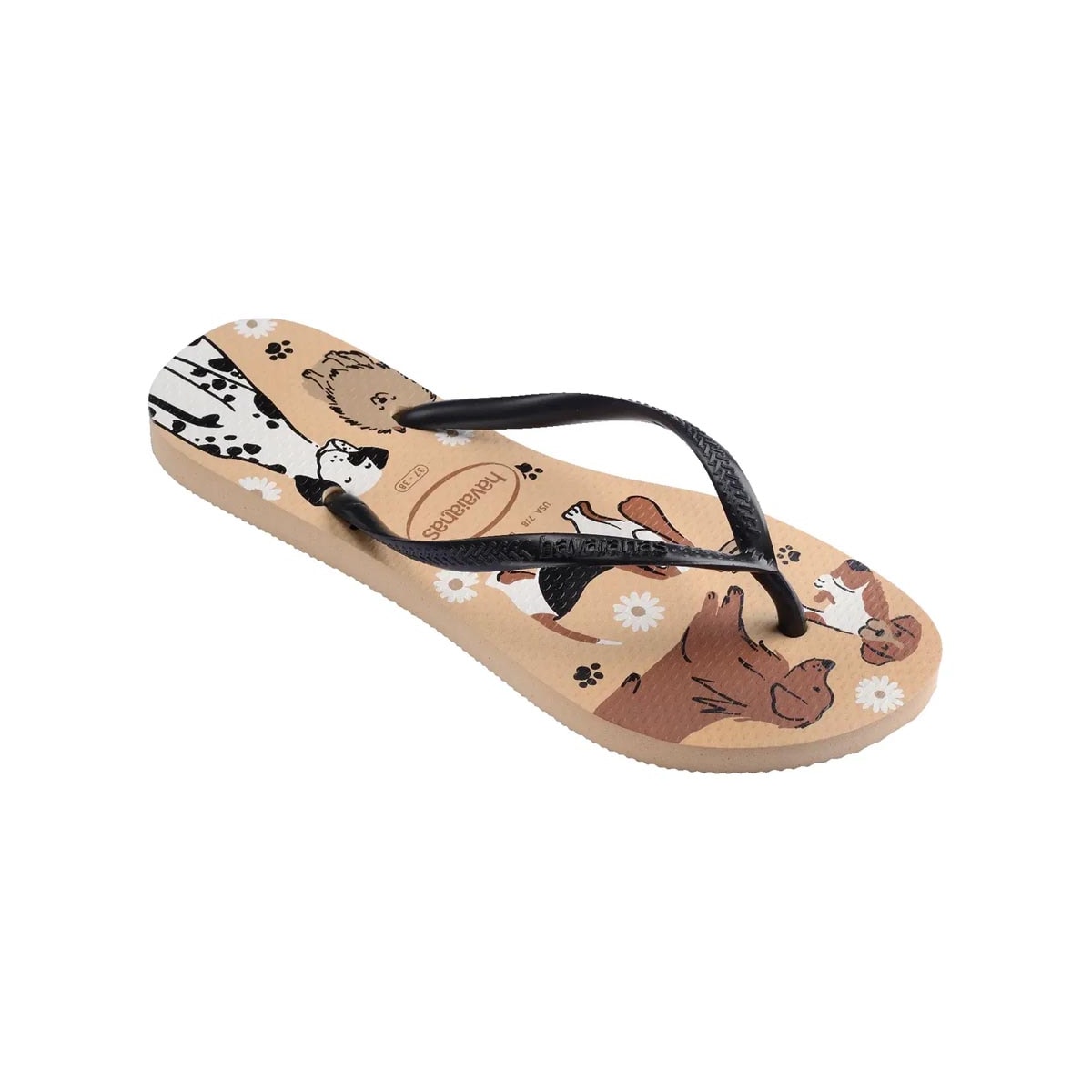 Chinelo Havaianas Feminino De Dedo Slim Pets Dourado Chinelo Havaianas Feminino De Dedo Slim Pets Dourado