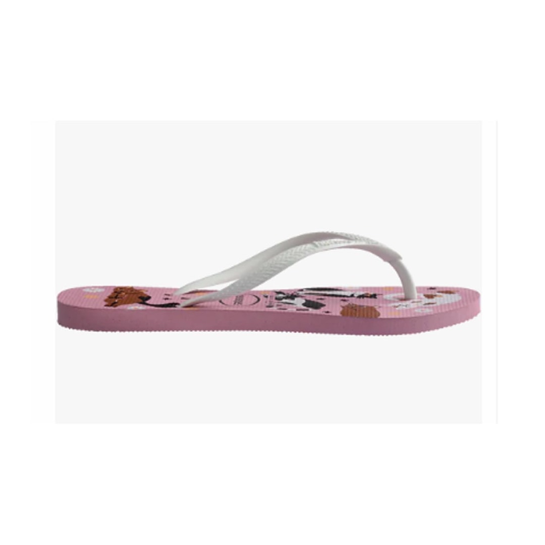 Chinelo Havaianas Feminino De Dedo Slim Pets Rosa Chiffon Chinelo Havaianas Feminino De Dedo Slim Pets Rosa Chiffon