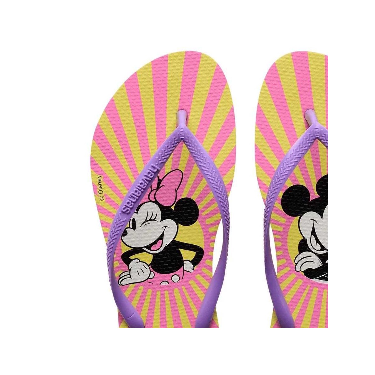 Chinelo Havaianas Feminino Disney Amarelo Pixel Chinelo Havaianas Feminino Disney Amarelo Pixel