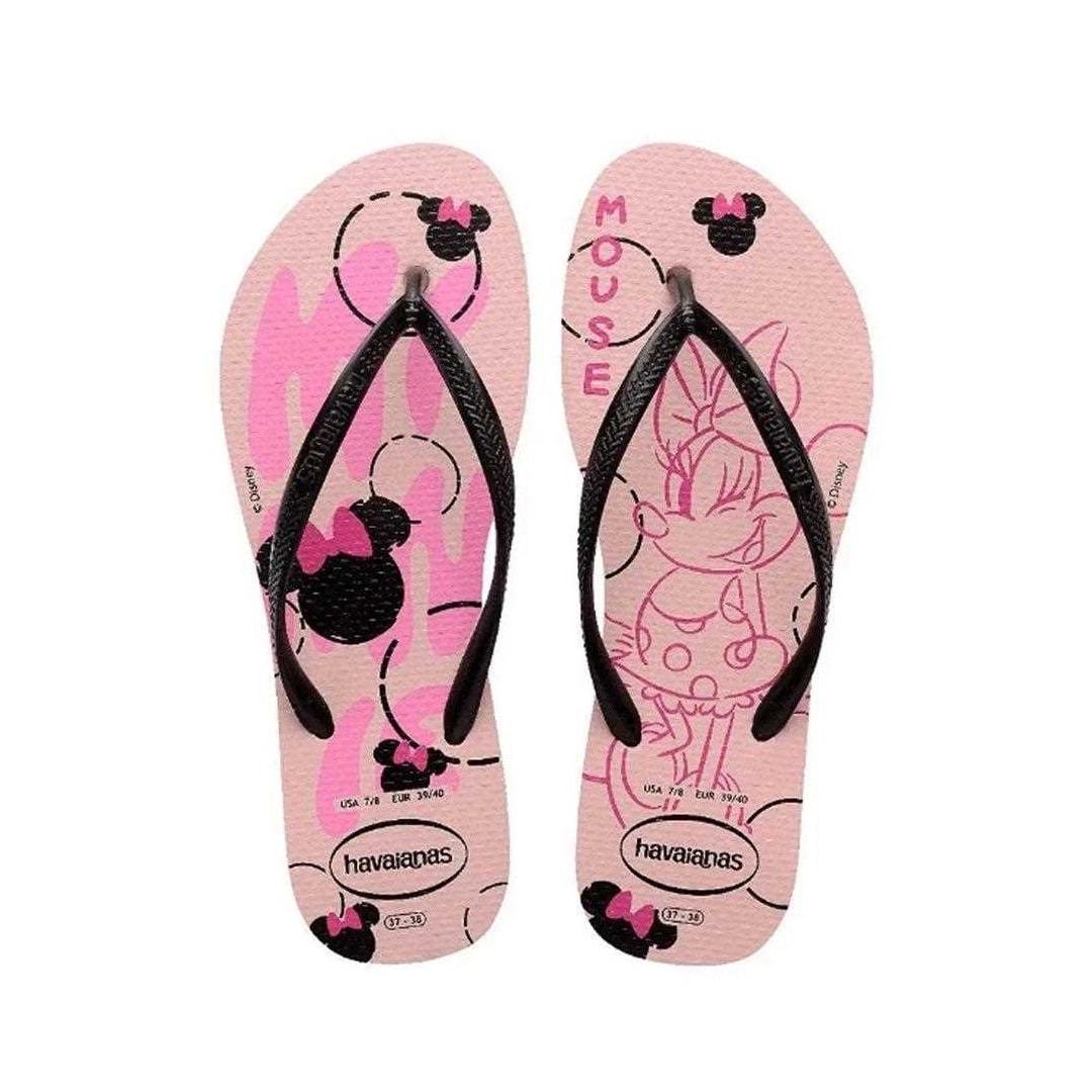 Chinelo Havaianas Feminino Disney Rosa Peonia Chinelo Havaianas Feminino Disney Rosa Peonia