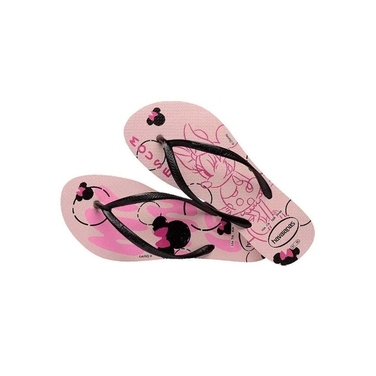 Chinelo Havaianas Feminino Disney Rosa Peonia Chinelo Havaianas Feminino Disney Rosa Peonia