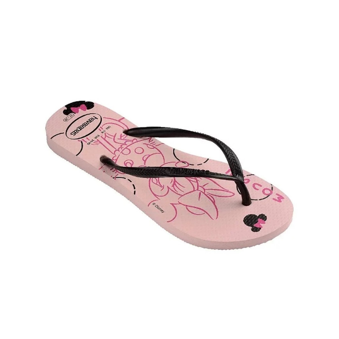 Chinelo Havaianas Feminino Disney Rosa Peonia