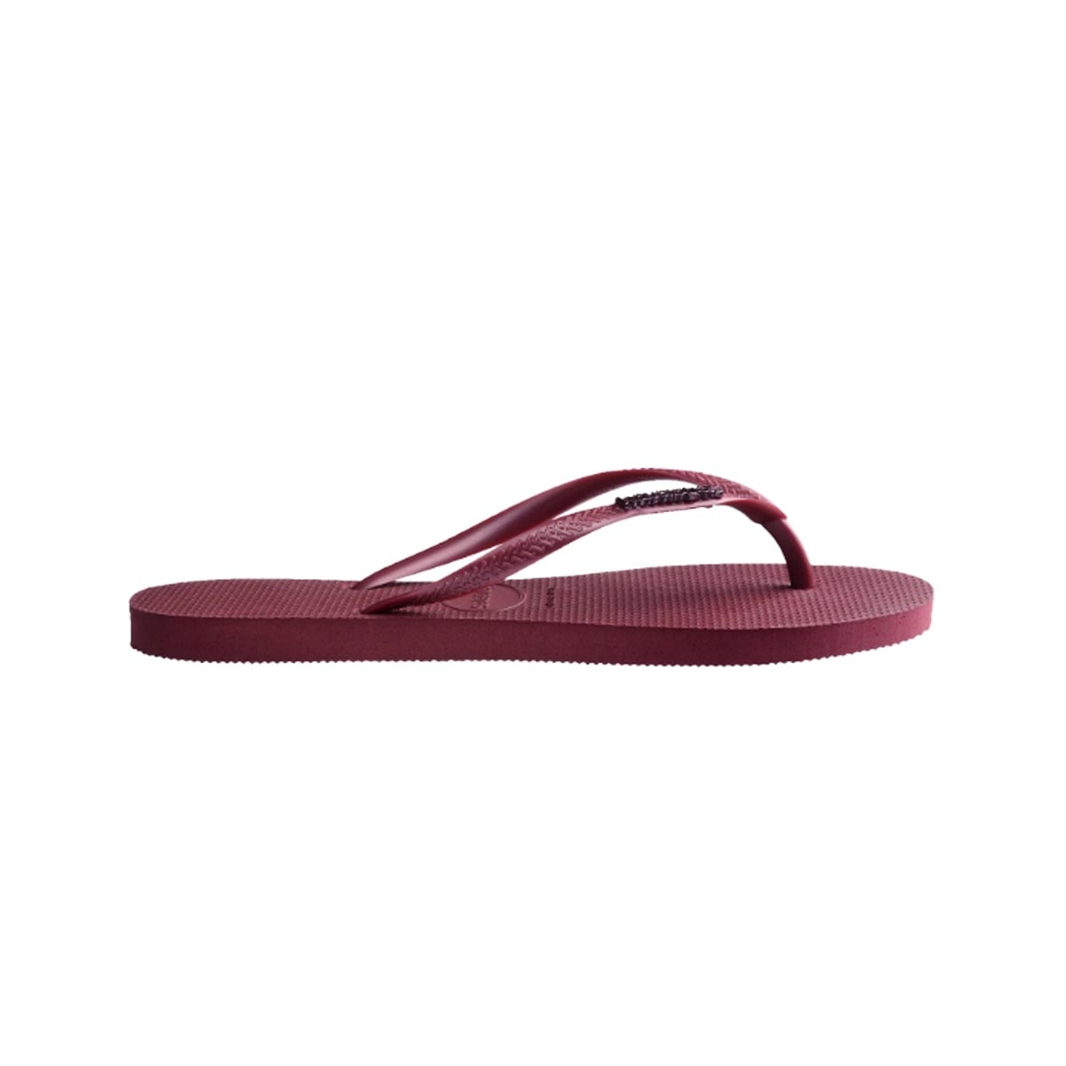 Chinelo Havaianas Feminino Slim Logo Metallic Amaranto Chinelo Havaianas Feminino Slim Logo Metallic Amaranto