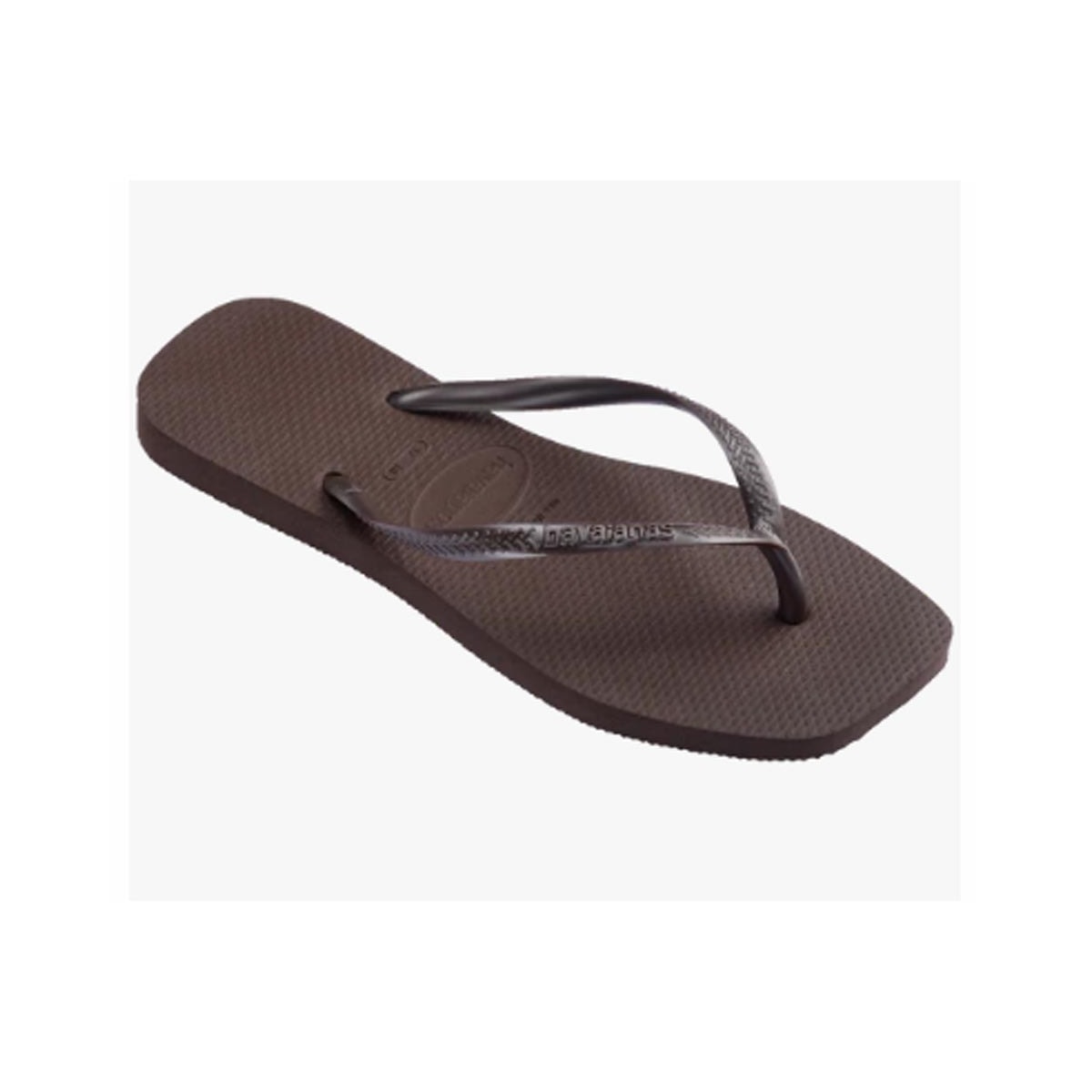 Chinelo Havaianas Feminino Slim Square Cafe Chinelo Havaianas Feminino Slim Square Cafe