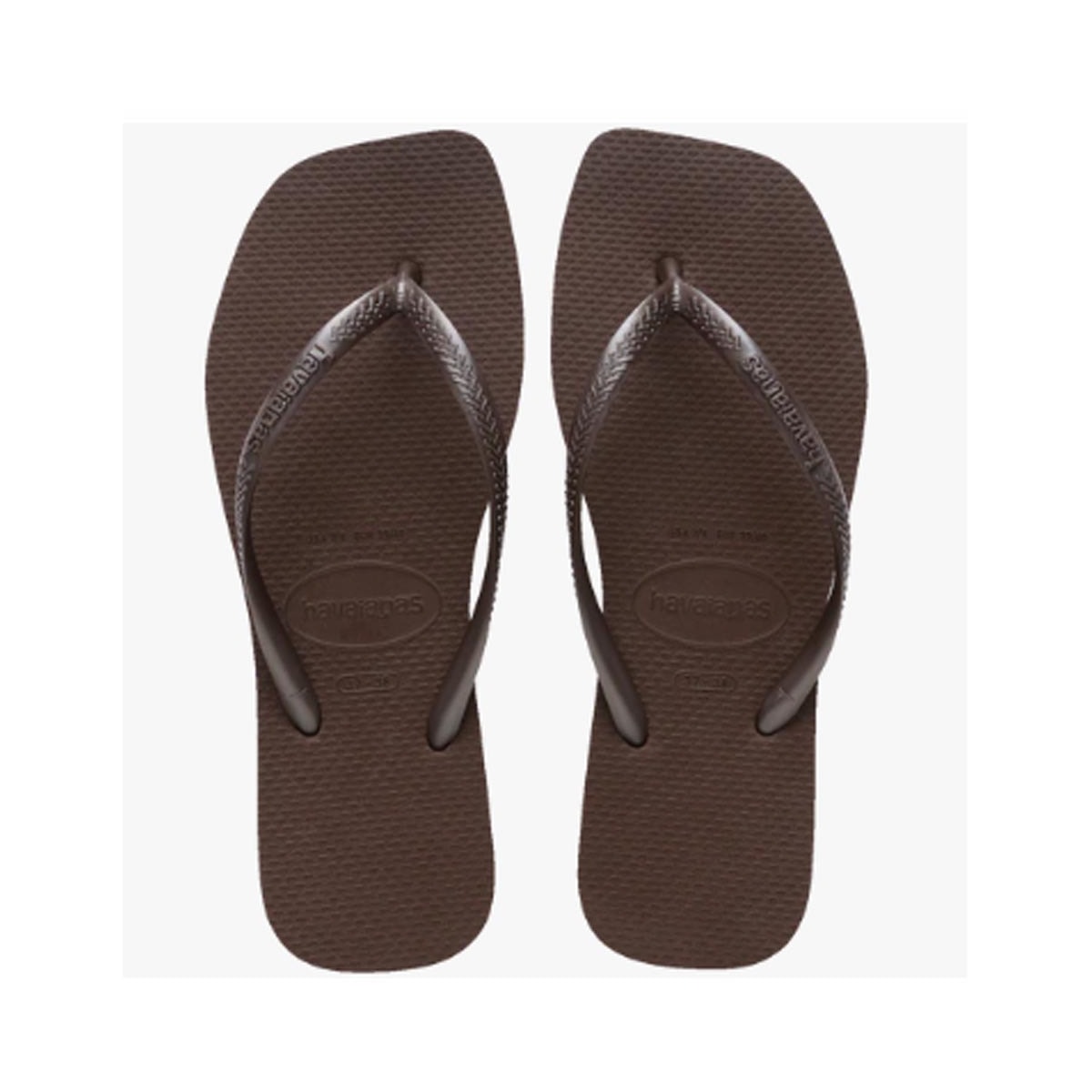Chinelo Havaianas Feminino Slim Square Cafe Chinelo Havaianas Feminino Slim Square Cafe