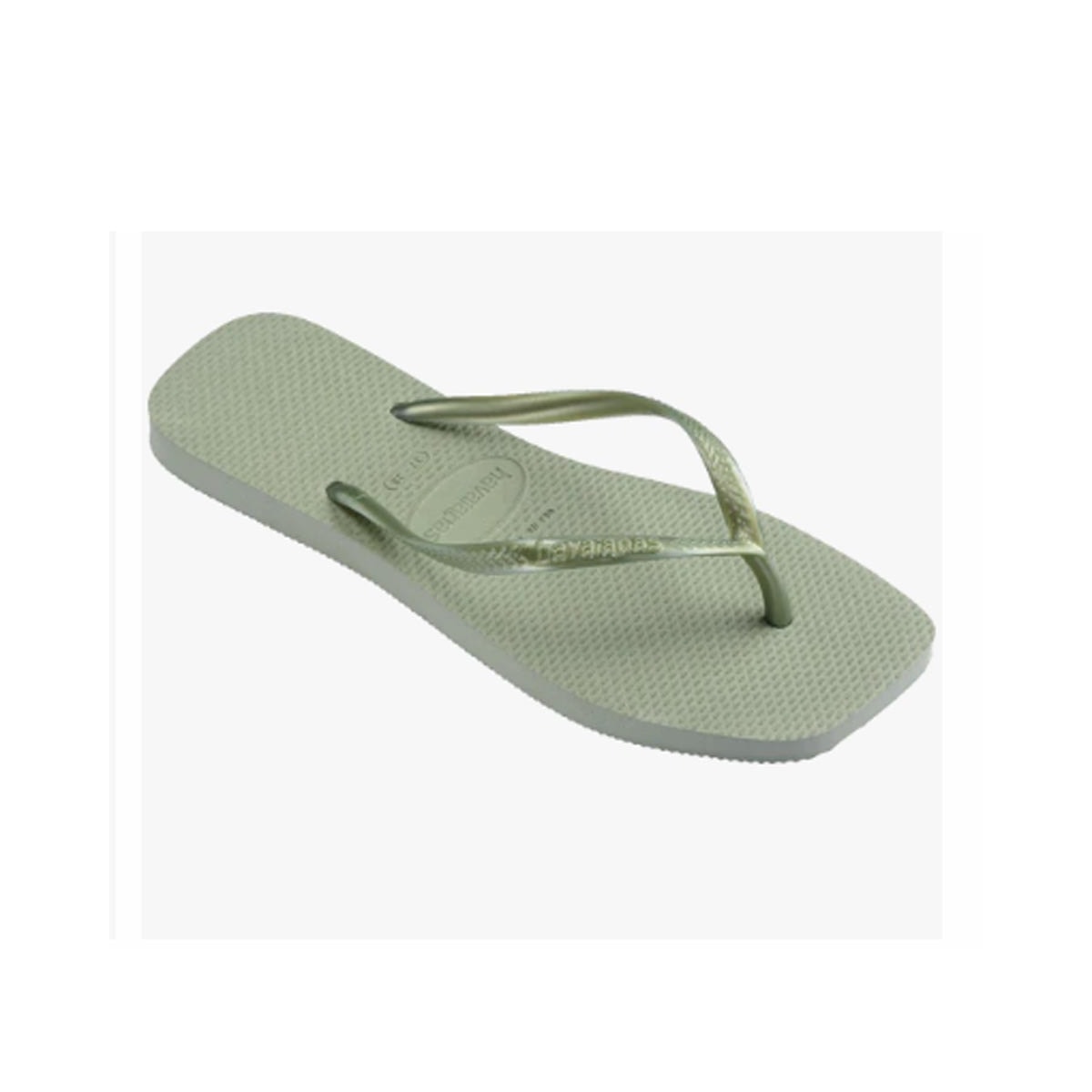 Chinelo Havaianas Feminino Slim Square Smoke Green Chinelo Havaianas Feminino Slim Square Smoke Green
