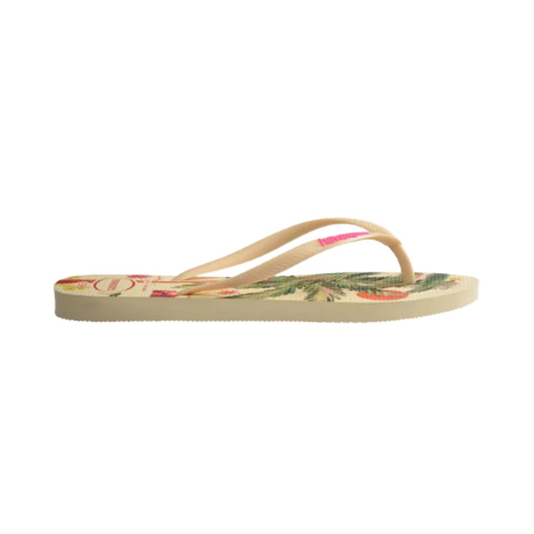 Chinelo Havaianas Feminino Slim Summer Bliss Buttercream