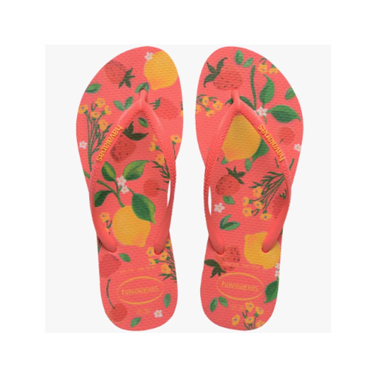 Chinelo Havaianas Feminino Slim Summer Bliss Coral Tropical Chinelo Havaianas Feminino Slim Summer Bliss Coral Tropical