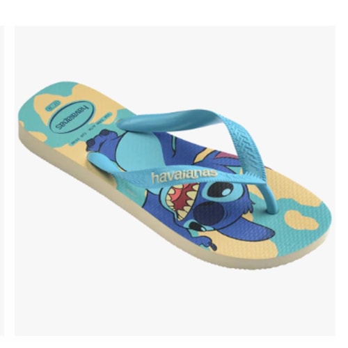 Detalhe - Chinelo Havaianas Feminino Top Disney Classics Buttercream