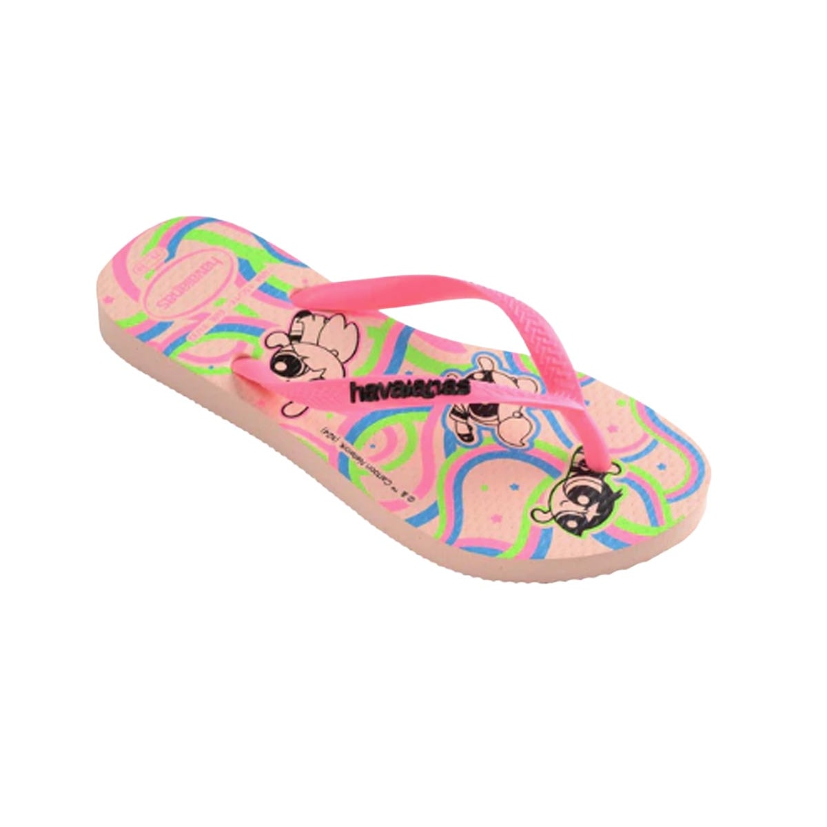 Chinelo Havaianas Infantil As Meninas Super Poderosas Rosa Chinelo Havaianas Infantil As Meninas Super Poderosas Rosa