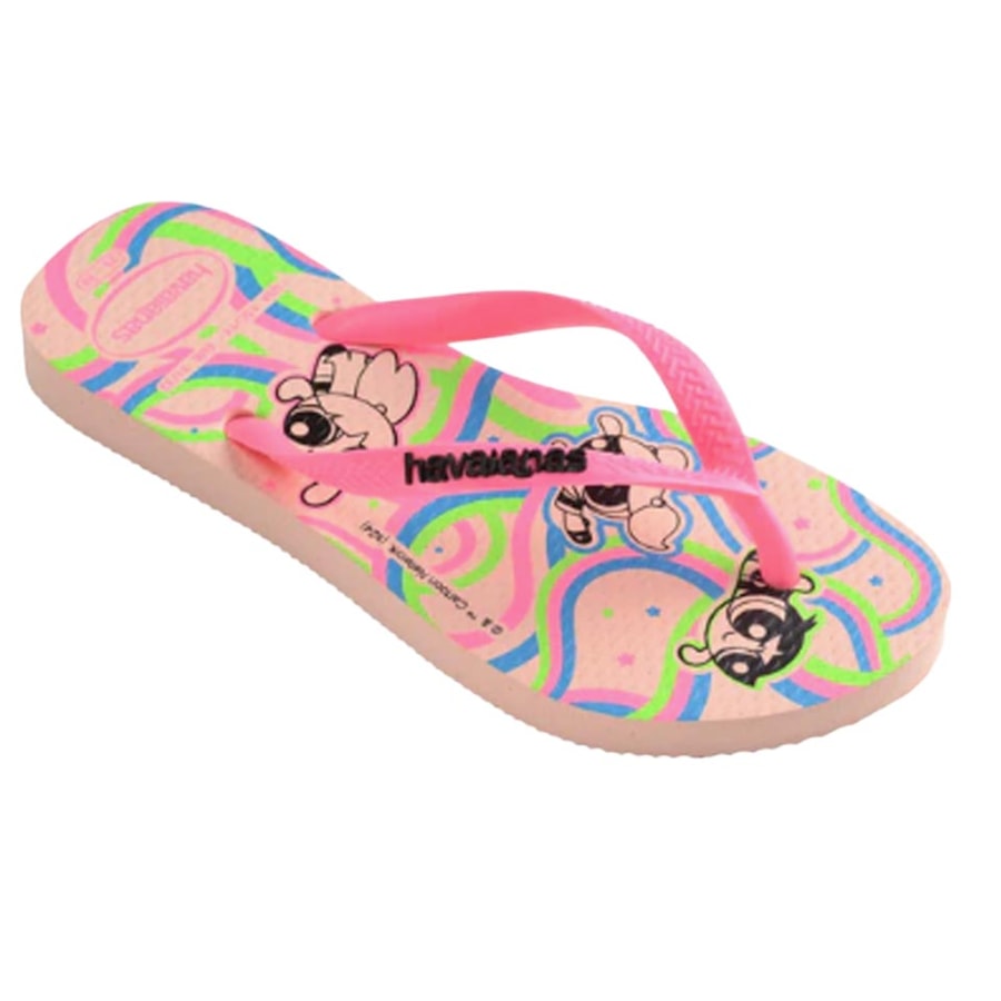 Chinelo Havaianas Infantil As Meninas Super Poderosas Rosa
