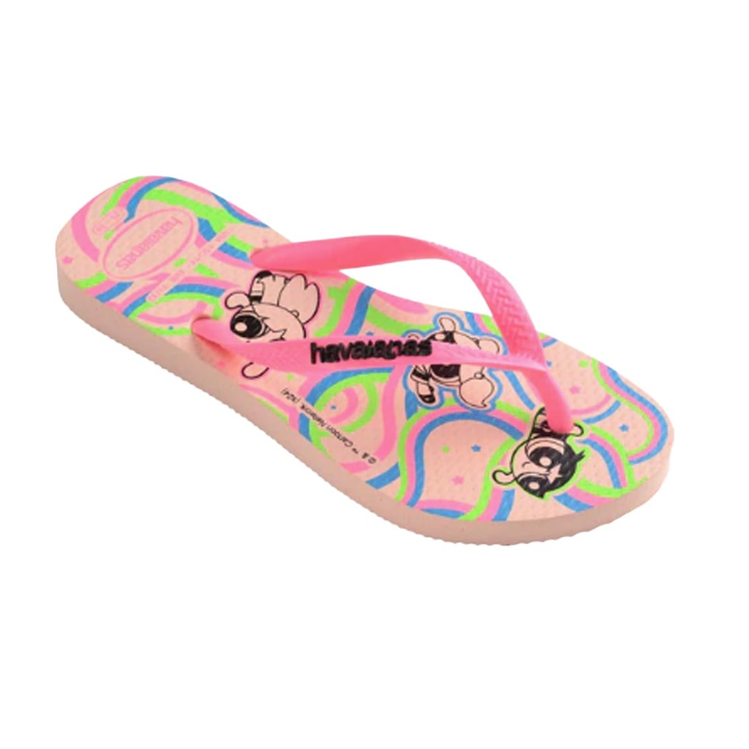 Chinelo Havaianas Infantil As Meninas Super Poderosas Rosa Chinelo Havaianas Infantil As Meninas Super Poderosas Rosa