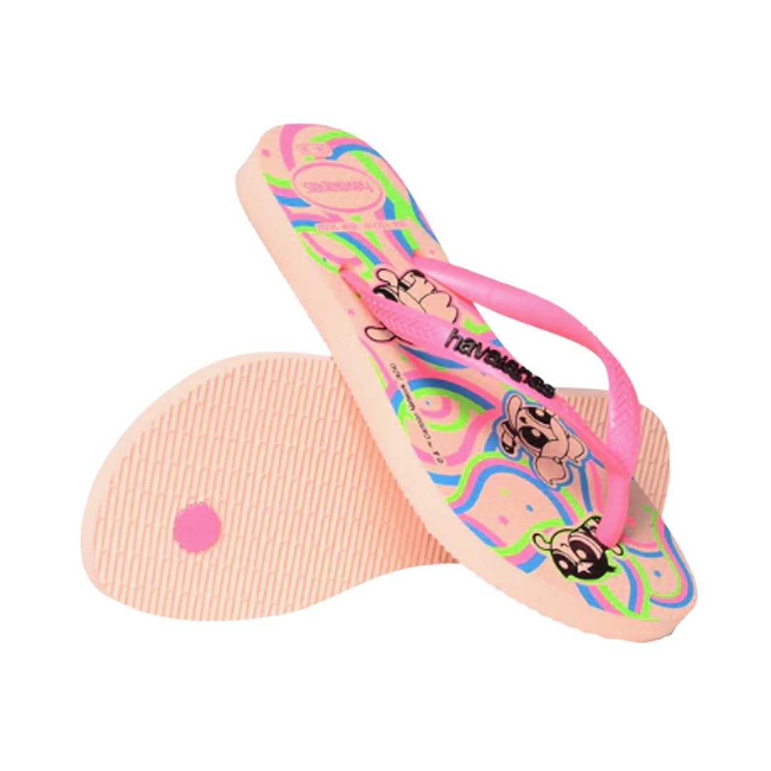Chinelo Havaianas Infantil As Meninas Super Poderosas Rosa Chinelo Havaianas Infantil As Meninas Super Poderosas Rosa