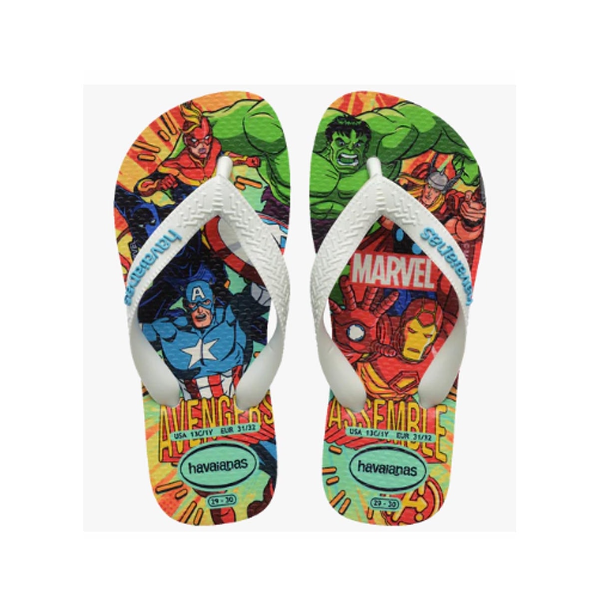 Chinelo Havaianas Kids Dedo Top Marvel Ii Vermelho Rubi Chinelo Havaianas Kids Dedo Top Marvel Ii Vermelho Rubi