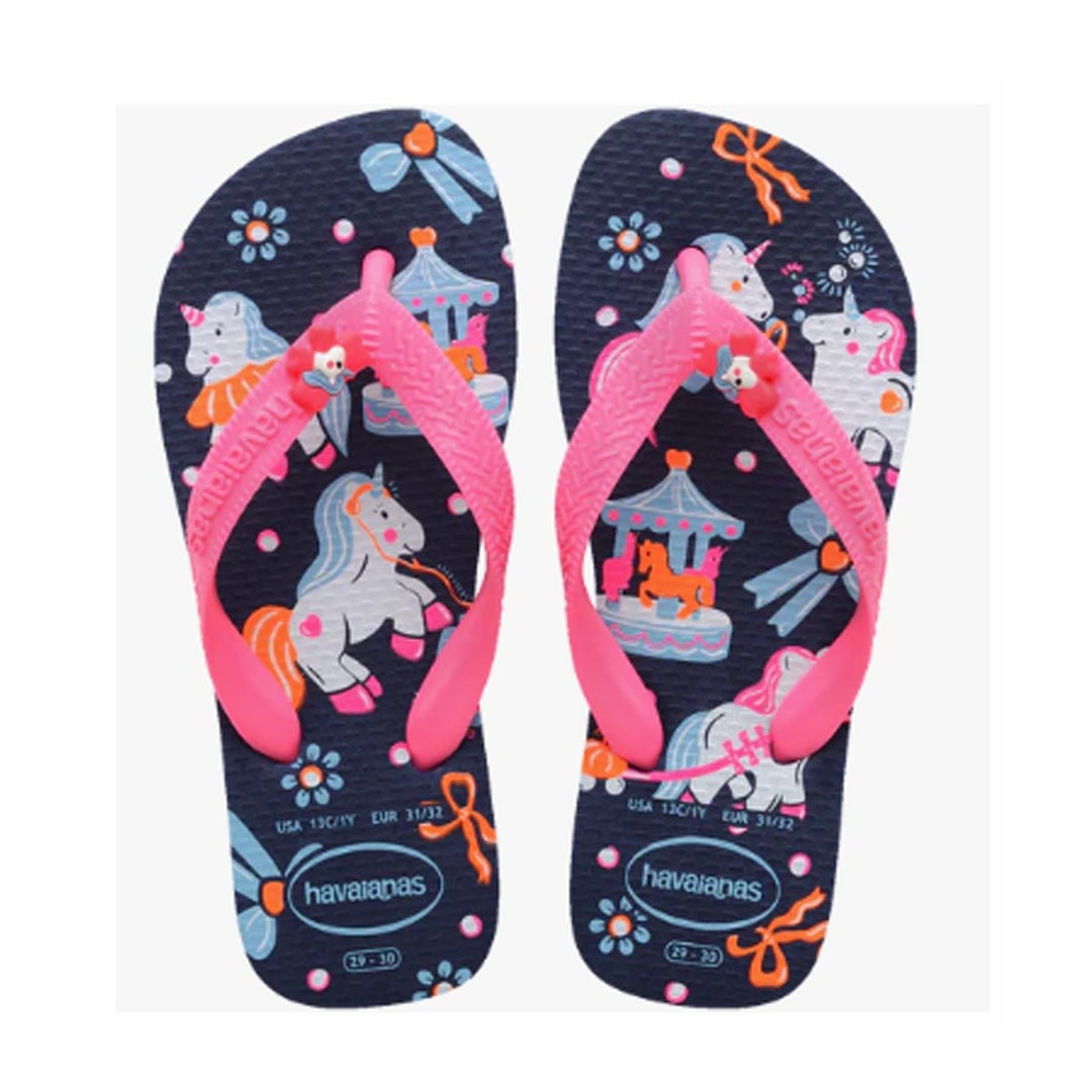 Chinelo Havaianas Kids Fantasy Marinho/Rosa Chinelo Havaianas Kids Fantasy Marinho/Rosa
