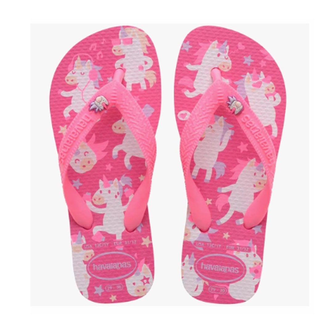 Chinelo Havaianas Kids Fantasy Rosa Flux