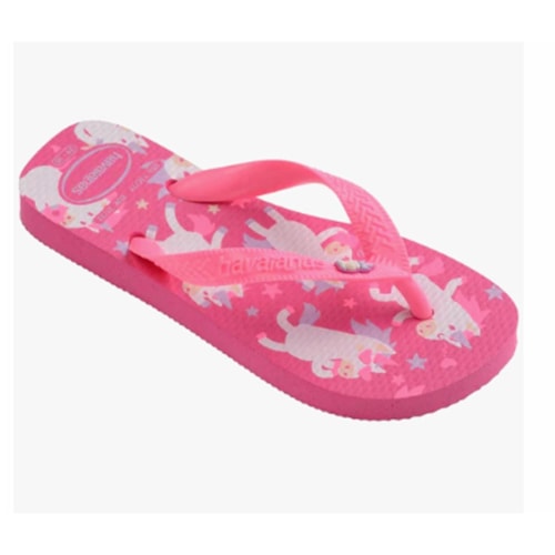 Detalhe - Chinelo Havaianas Kids Fantasy Rosa Flux