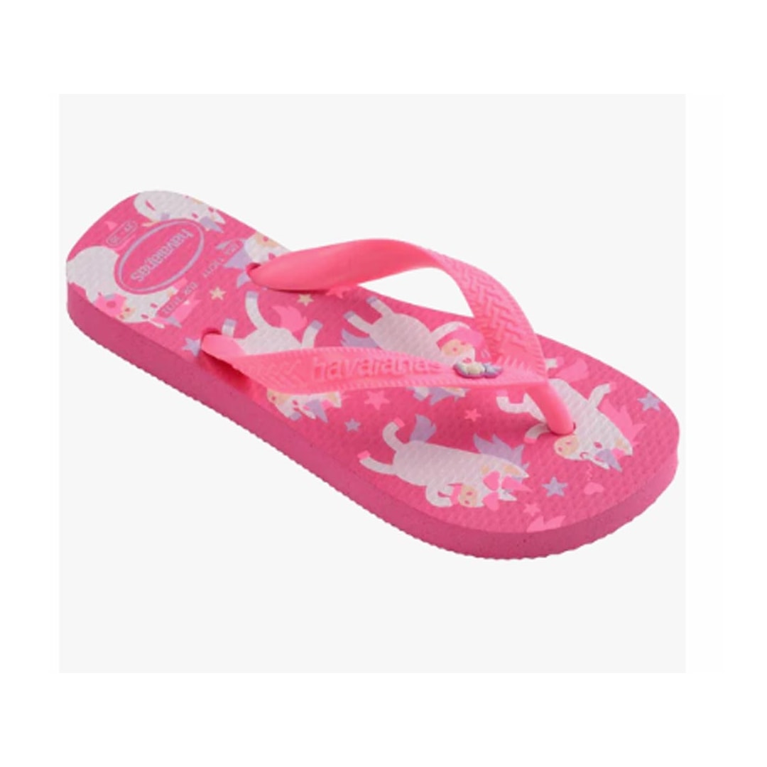 Chinelo Havaianas Kids Fantasy Rosa Flux