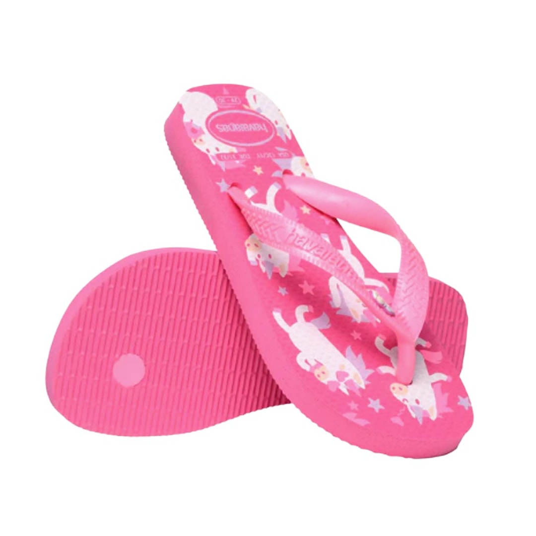 Chinelo Havaianas Kids Fantasy Rosa Flux