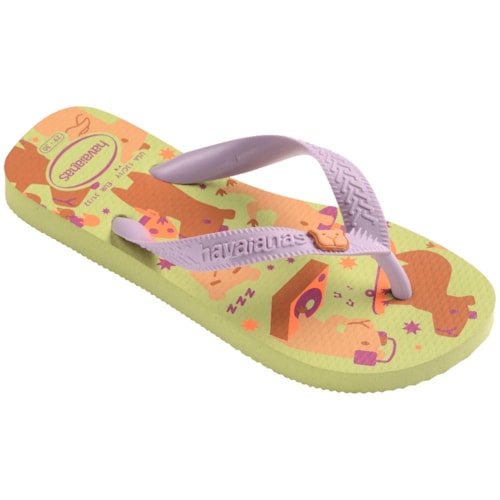 Detalhe - Chinelo Havaianas Kids Fantasy Verde Matcha