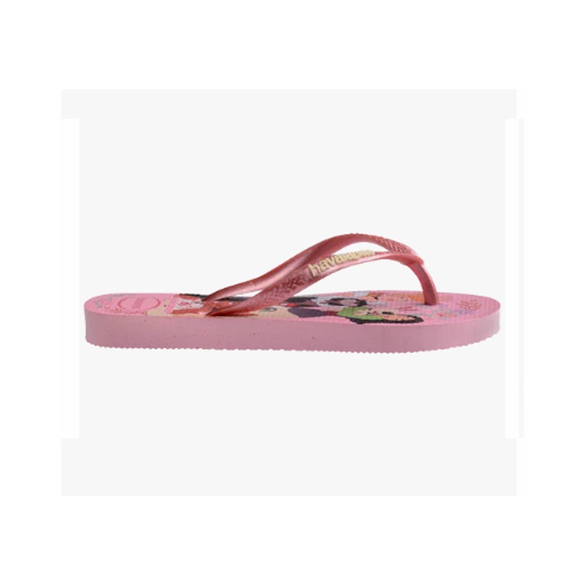 Chinelo Havaianas Kids Slim Princess Rosa Chinelo Havaianas Kids Slim Princess Rosa