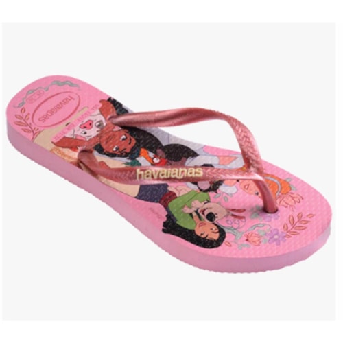 Detalhe - Chinelo Havaianas Kids Slim Princess Rosa