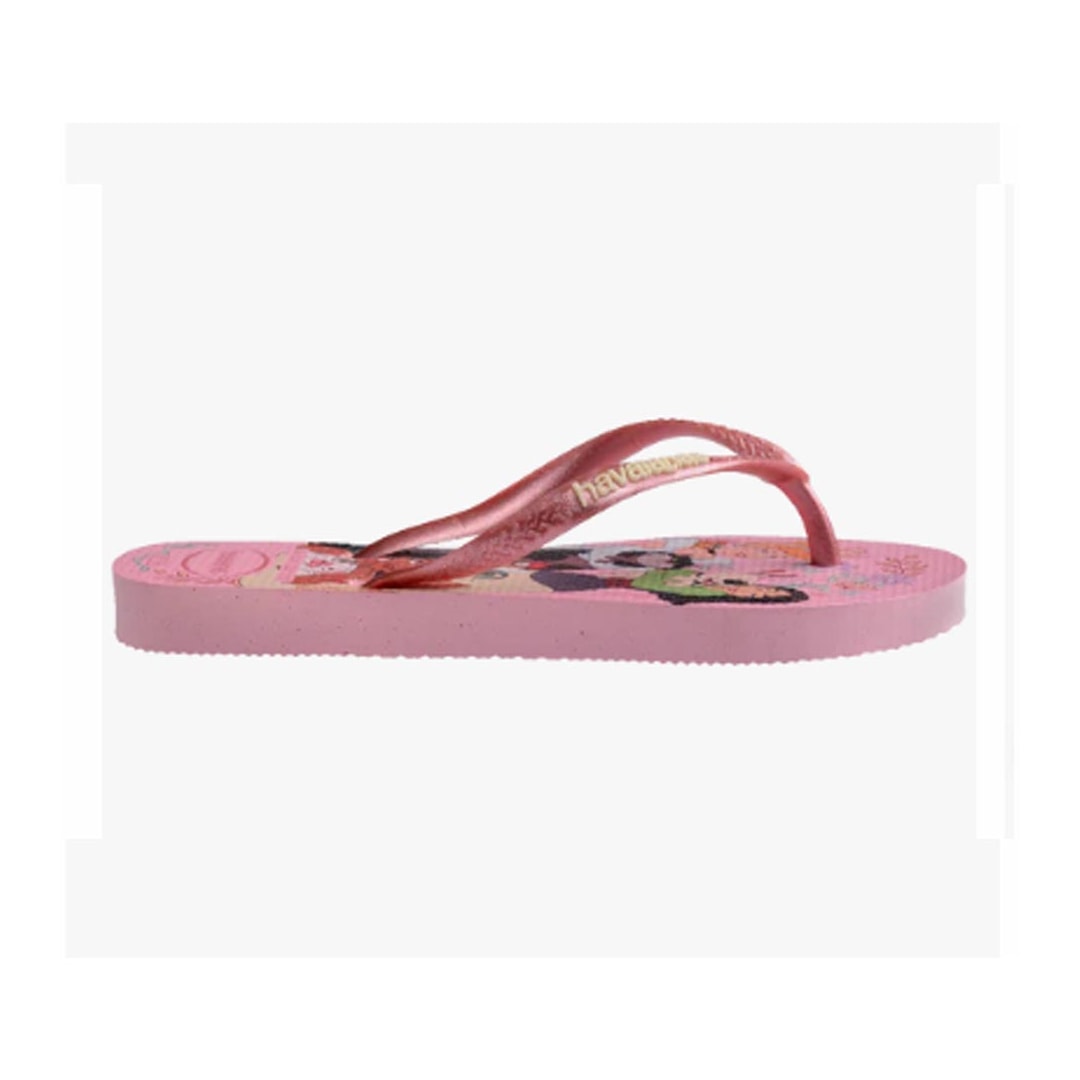 Chinelo Havaianas Kids Slim Princess Rosa Chinelo Havaianas Kids Slim Princess Rosa