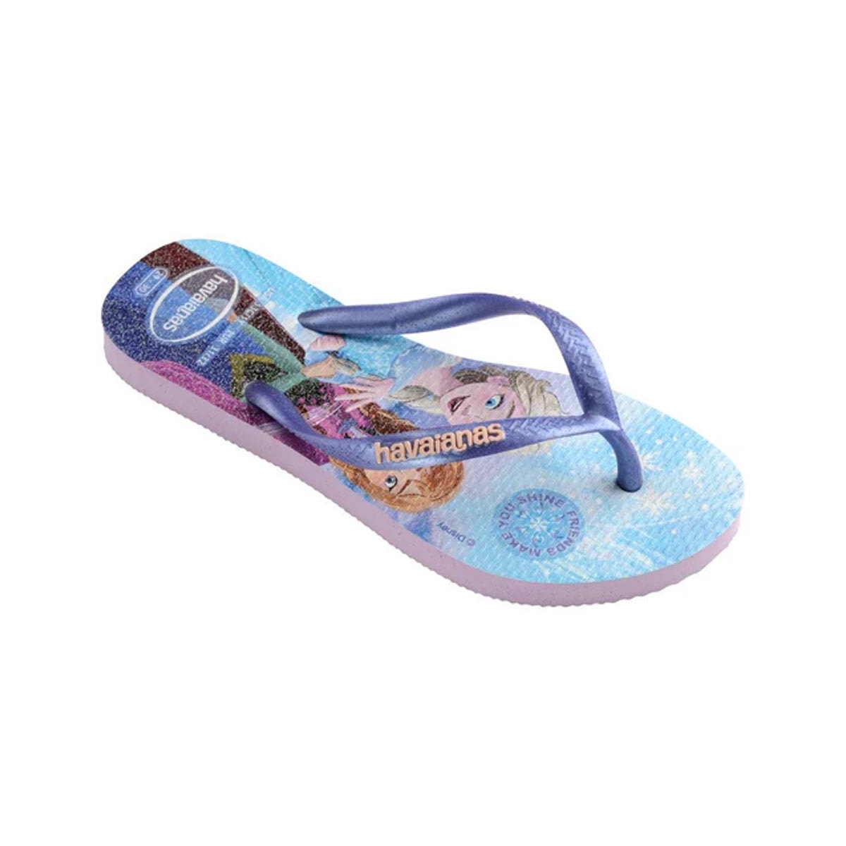 Chinelo Havaianas Kids Slim Princess Roxo Fantasy Chinelo Havaianas Kids Slim Princess Roxo Fantasy
