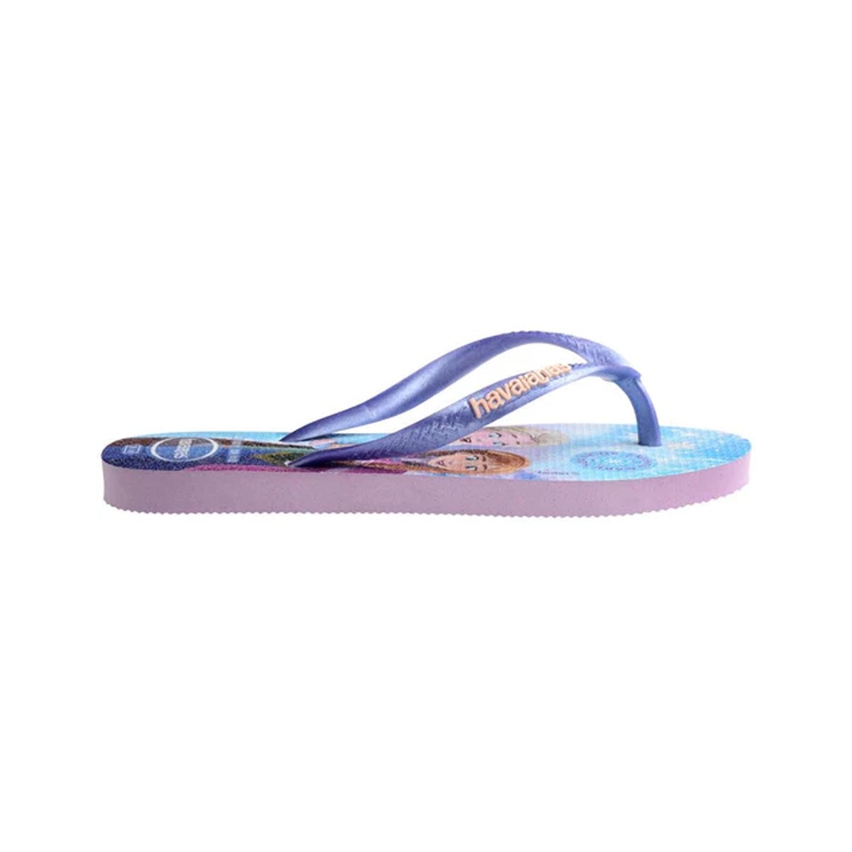 Chinelo Havaianas Kids Slim Princess Roxo Fantasy Chinelo Havaianas Kids Slim Princess Roxo Fantasy