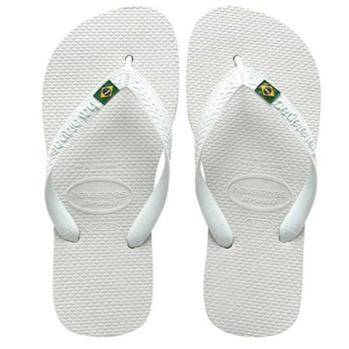 Chinelo Havaianas Masculino Brasil Branco