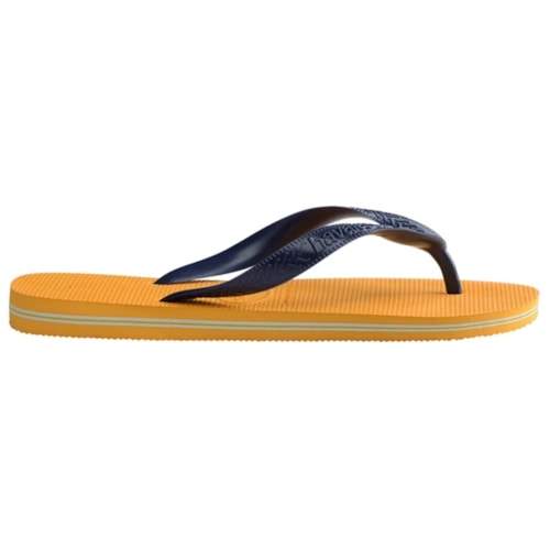 Chinelo Havaianas Masculino Brasil Laranja Citrus