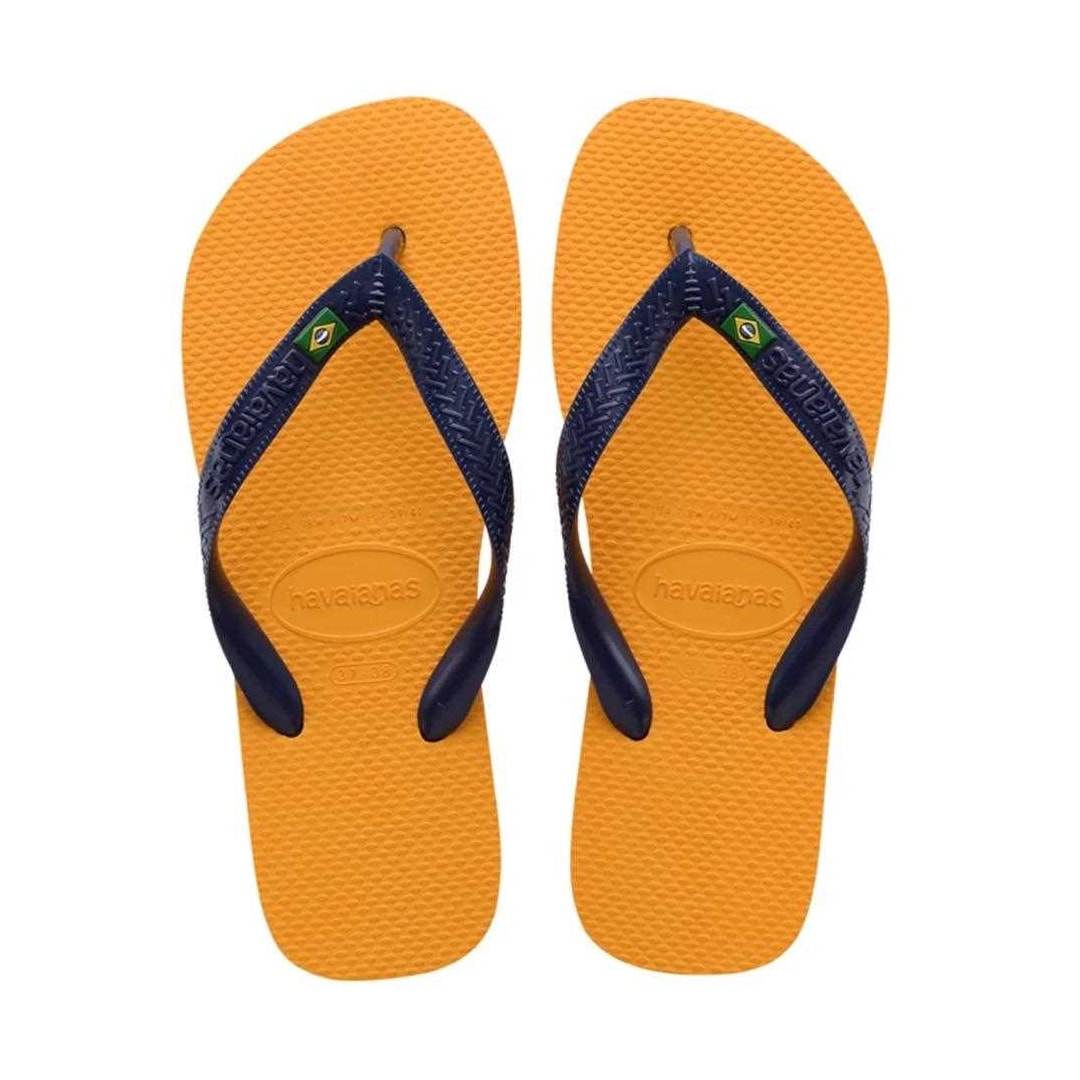 Chinelo Havaianas Masculino Brasil Laranja Citrus
