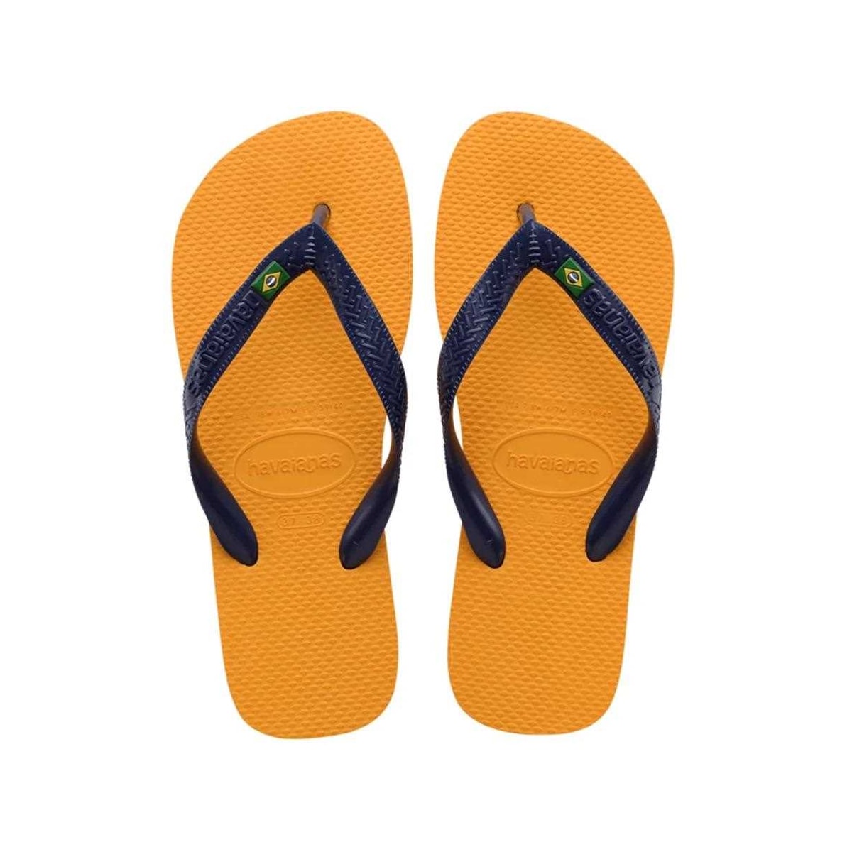 Chinelo Havaianas Masculino Brasil Laranja Citrus Chinelo Havaianas Masculino Brasil Laranja Citrus