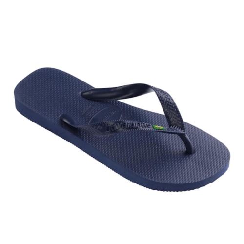Detalhe - Chinelo Havaianas Masculino Brasil Marinho