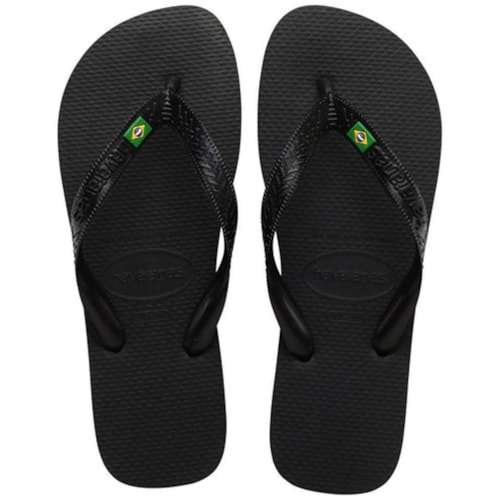Chinelo Havaianas Masculino Brasil Preto