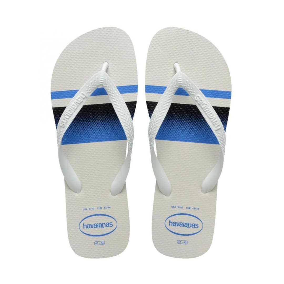 Chinelo Havaianas Masculino Top Basic Branco/Azul