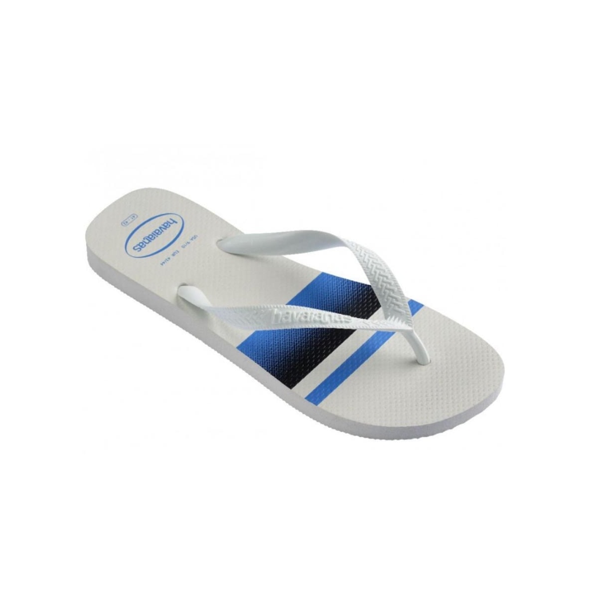 Chinelo Havaianas Masculino Top Basic Branco/Azul Chinelo Havaianas Masculino Top Basic Branco/Azul