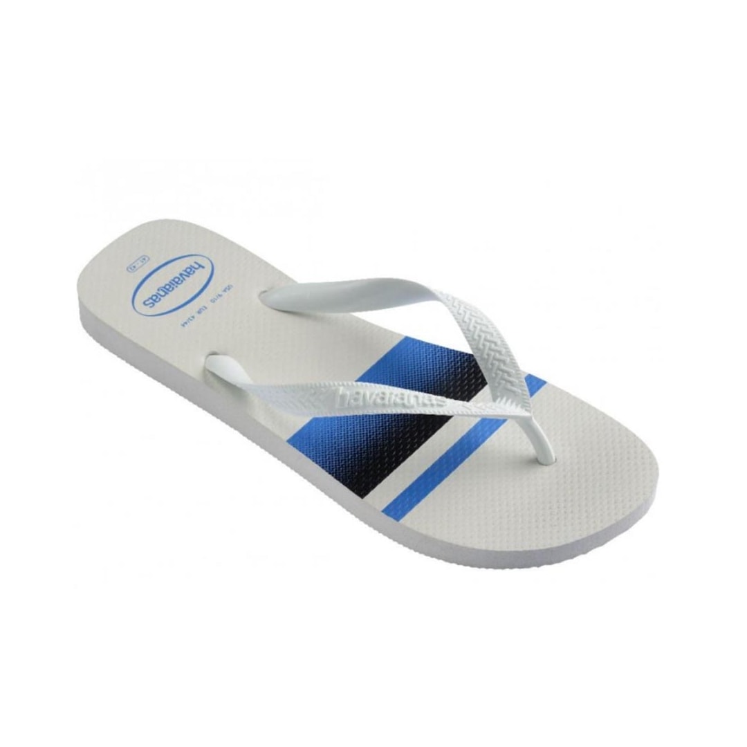 Chinelo Havaianas Masculino Top Basic Branco/Azul