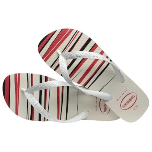 Chinelo Havaianas Masculino Top Basic Branco/Branco/Branco