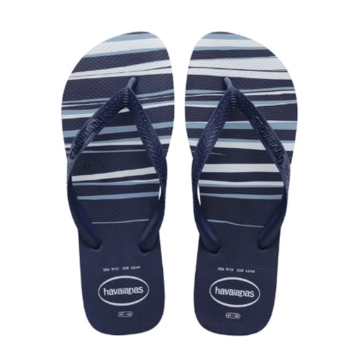 Chinelo Havaianas Masculino Top Basic Marinho/Marinho/Bran