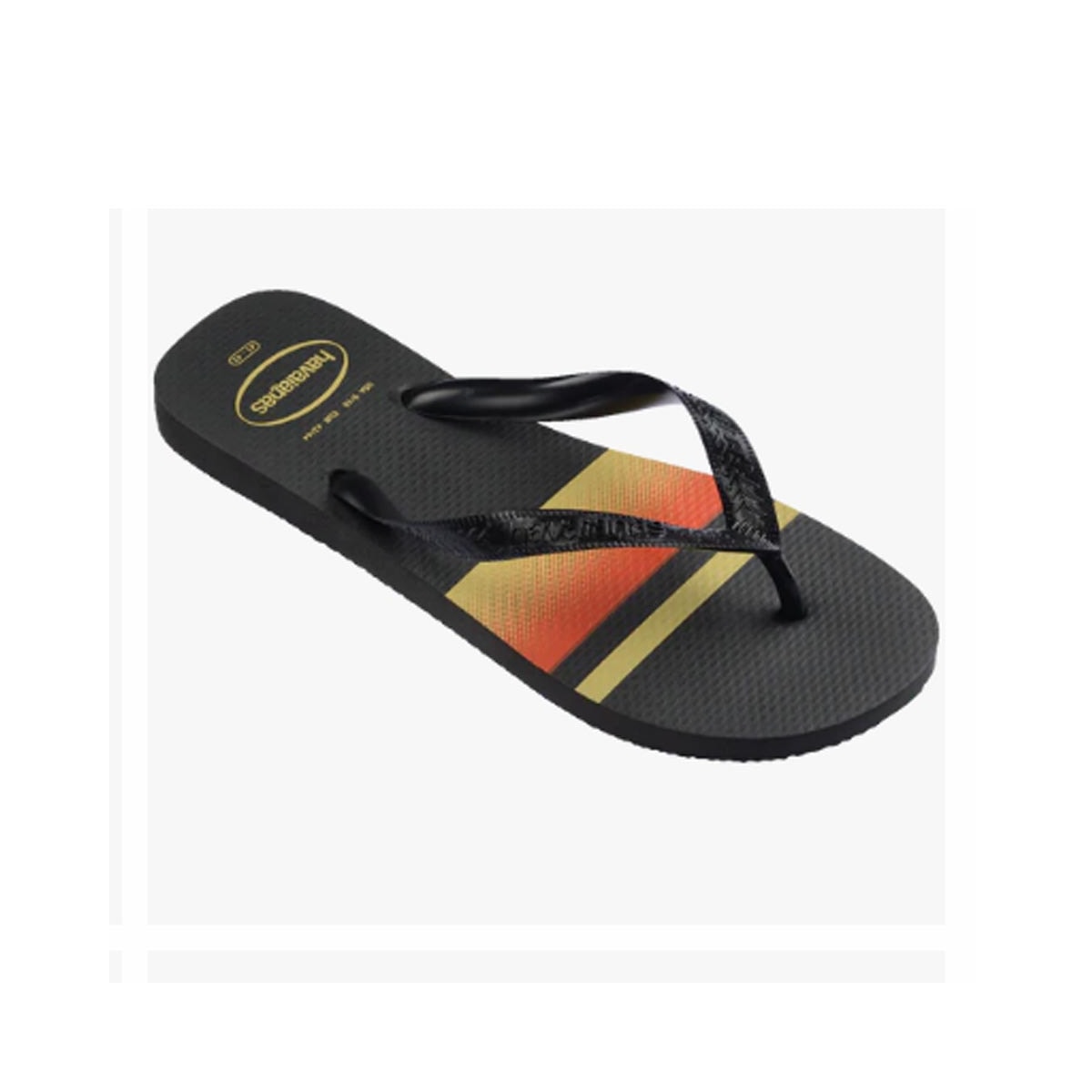 Chinelo Havaianas Masculino Top Basic Preto/Coral Chinelo Havaianas Masculino Top Basic Preto/Coral