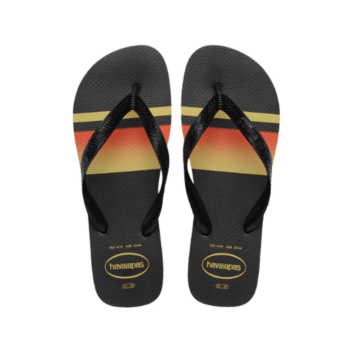 Chinelo Havaianas Masculino Top Basic Preto/Coral Chinelo Havaianas Masculino Top Basic Preto/Coral