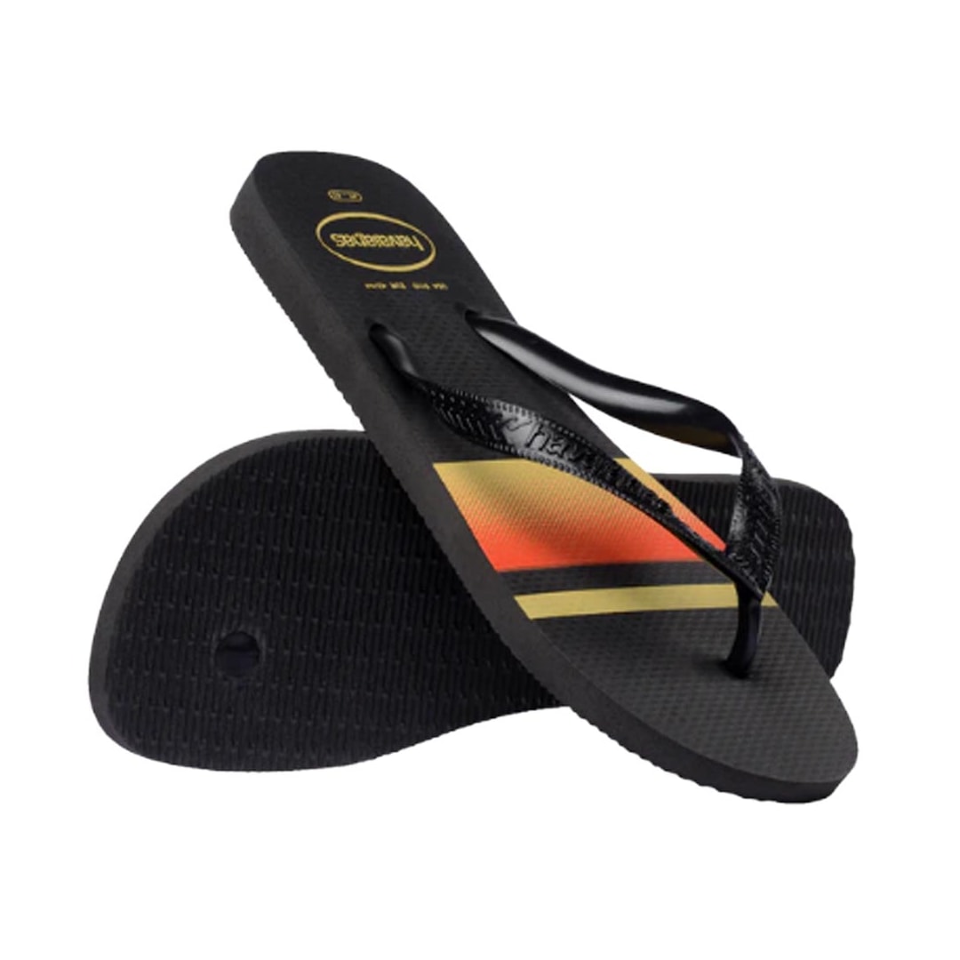Chinelo Havaianas Masculino Top Basic Preto/Coral