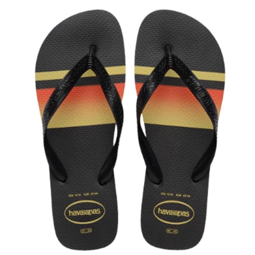 Chinelo Havaianas Masculino Top Basic Preto/Coral