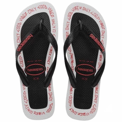 Chinelo Havaianas Masculino Top Goodvibez Preto