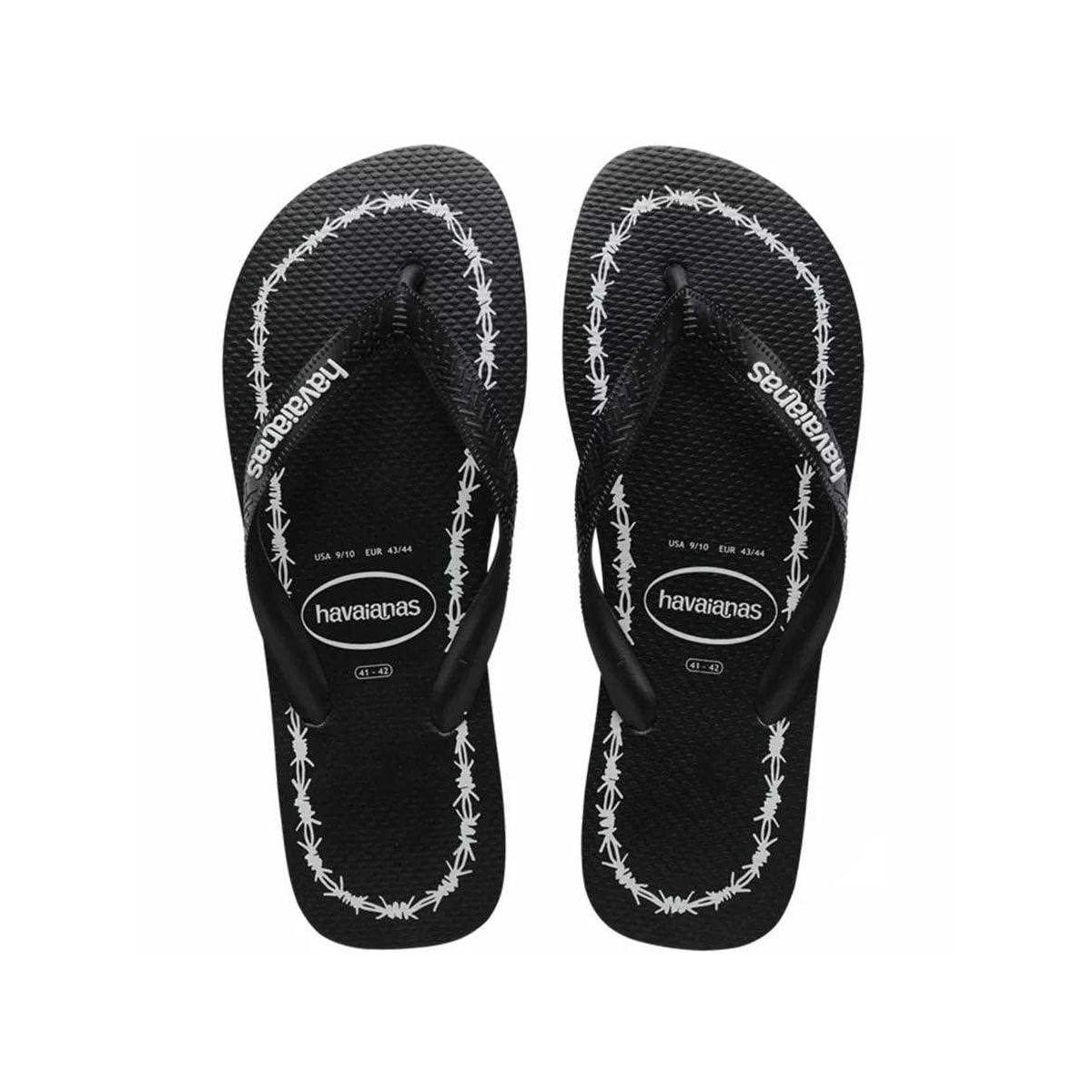 Chinelo Havaianas Masculino Top Goodvibez Preto/Branco Chinelo Havaianas Masculino Top Goodvibez Preto/Branco