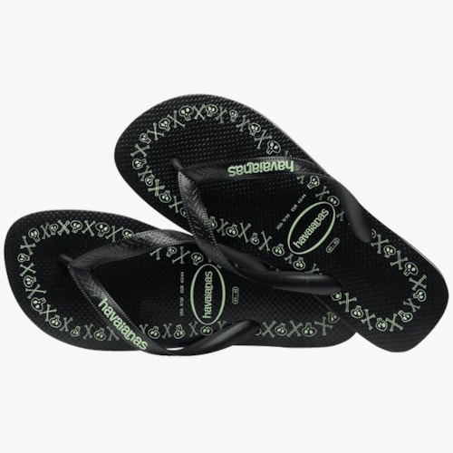 Chinelo Havaianas Masculino Top Goodvibez Preto/Preto