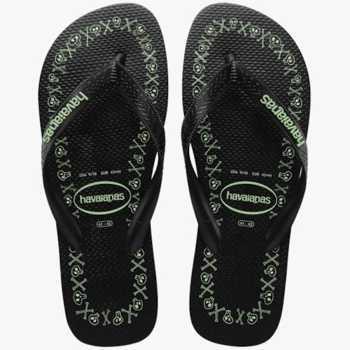 Chinelo Havaianas Masculino Top Goodvibez Preto/Preto