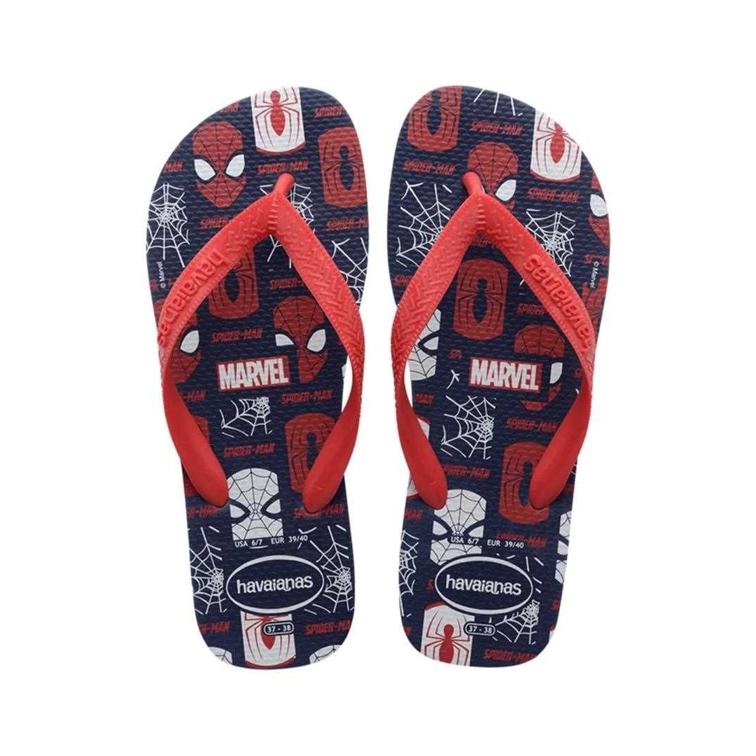Chinelo Havaianas Masculino Top Marvel Logomania Marinho Chinelo Havaianas Masculino Top Marvel Logomania Marinho